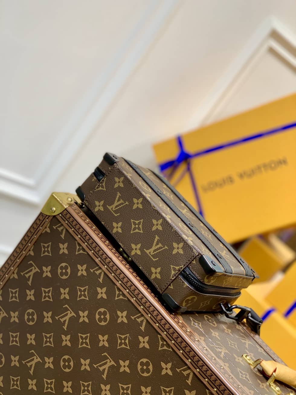 Louis Vuitton Handle Trunk Monogram Macassar M45935 Replica Shoulder Bag