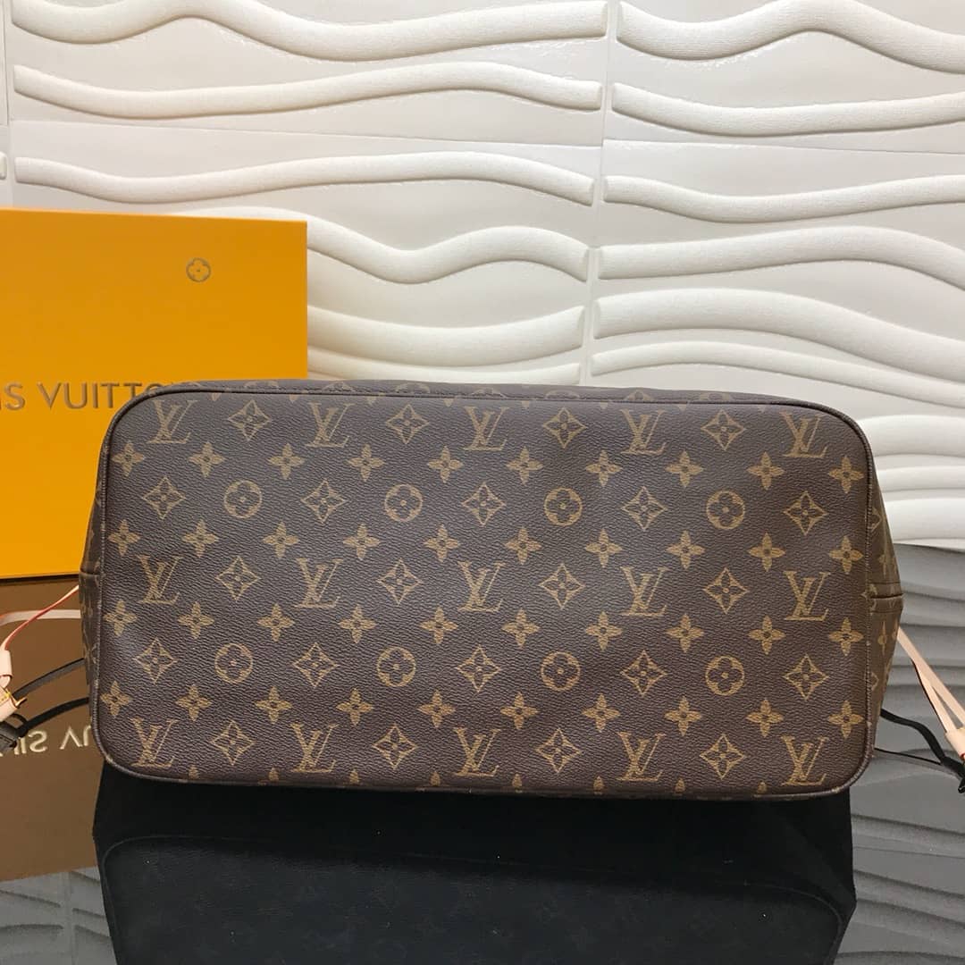 Louis Vuitton Neverfull Dupe Monogram GM Shoulder Bag Replica Pink M40990