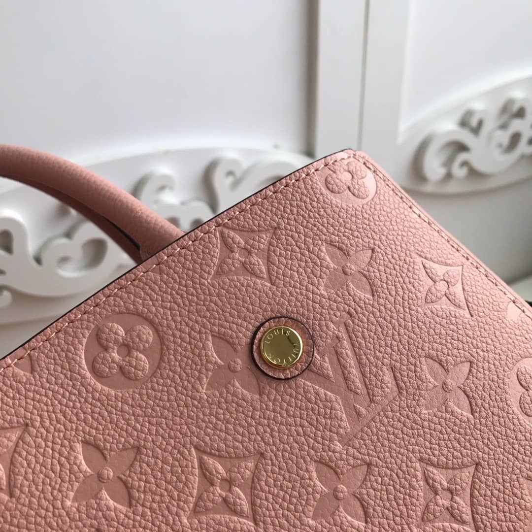 Louis Vuitton Monogram Montaigne MM Shoulder Bag Replica Pink M41048