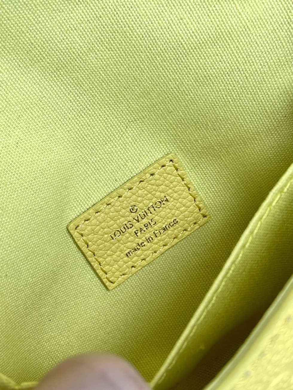 Louis Vuitton Micro Mtis Monogram Empreinte Yellow M81407 Replica Crossbody Bag