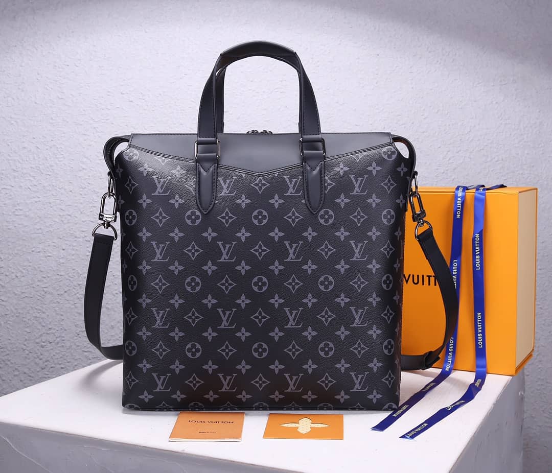 Louis Vuitton Explorer Monogram Eclipse Tote Business Bag Replica M40567