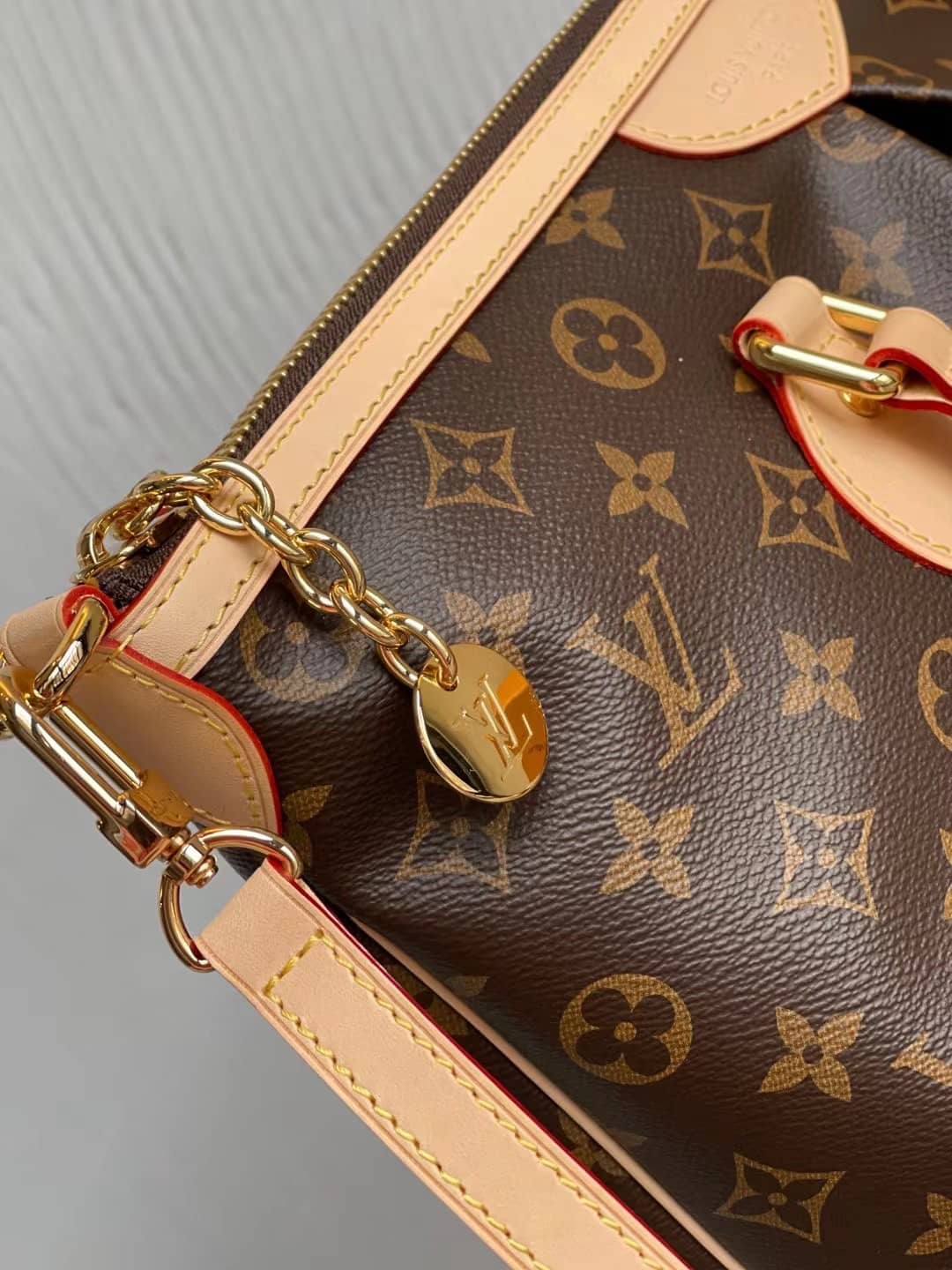 Louis Vuitton Palermo PM Canvas Brown M40145 Replica Shoulder Bag