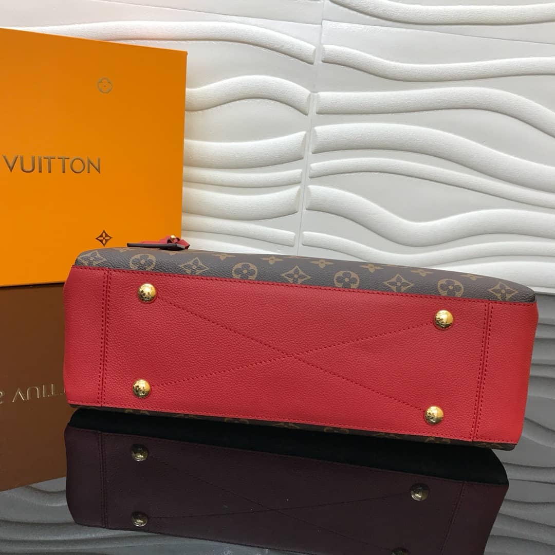 Louis Vuitton Surene MM Monogram Chain Shoulder Bag Replica Red M43772