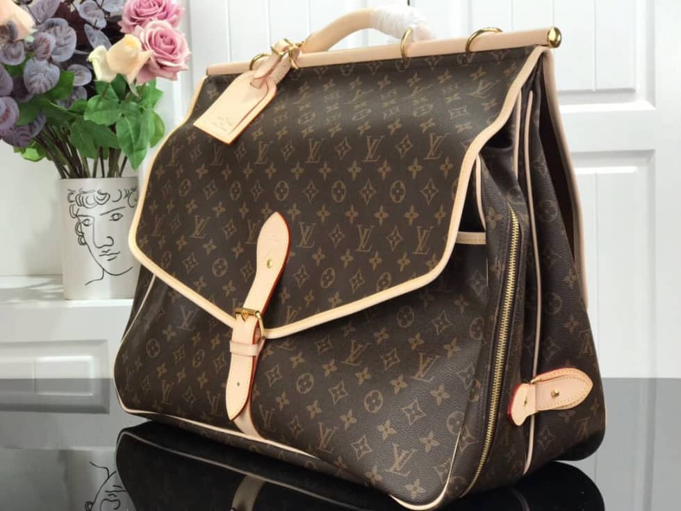 Louis Vuitton Monogram Canvas Hunting Bag Brown M41140 Replica