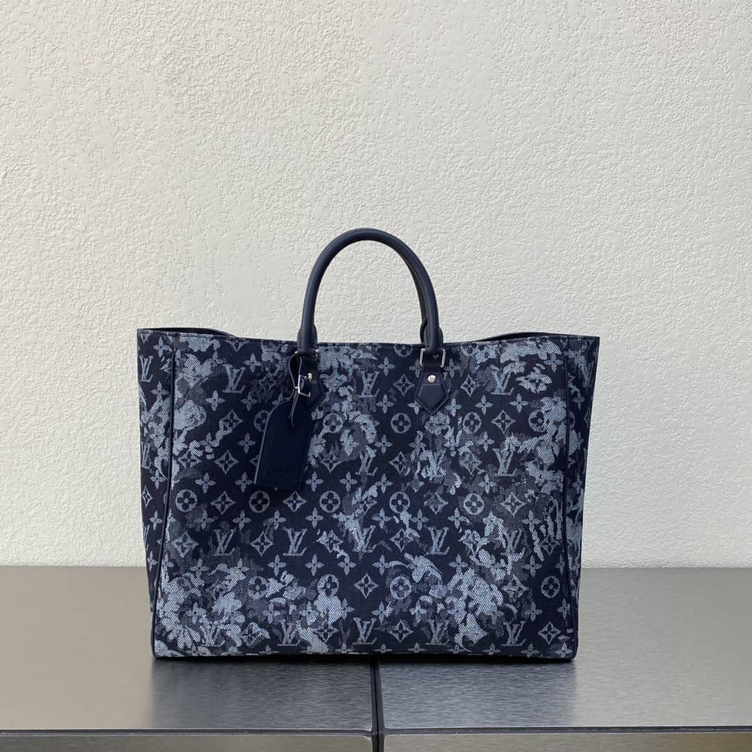 Louis Vuitton Grand Sac Monogram Tapestry Canvas Tote Replica M57284