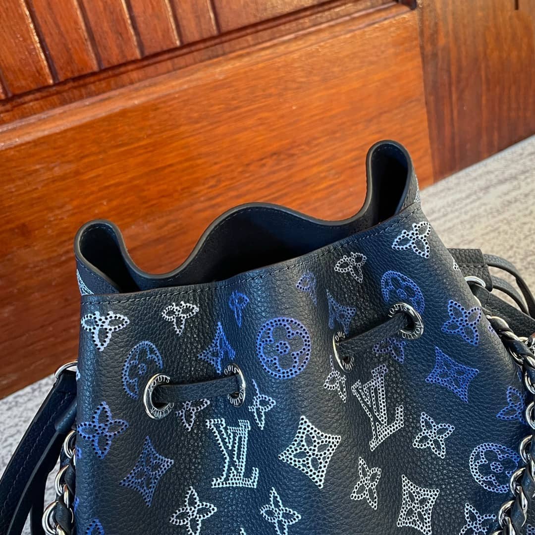 Louis Vuitton Bella Mahina Blue M59552 Replica Bucket Bag