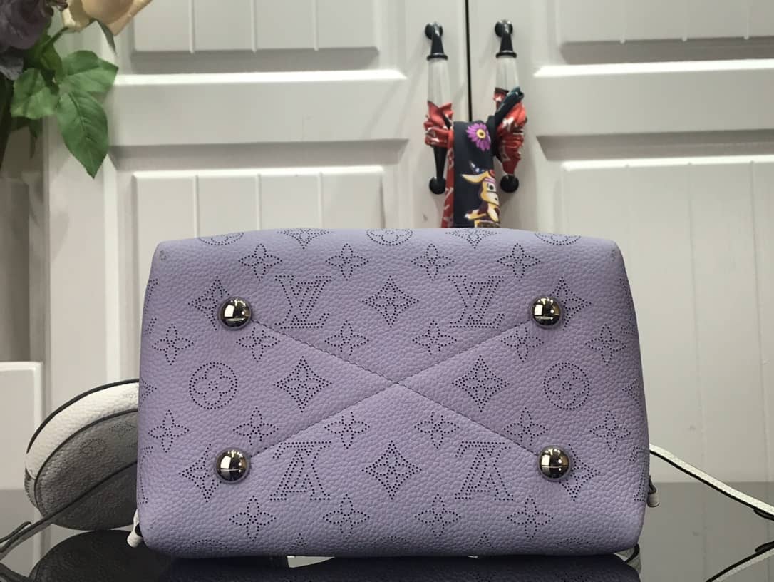 Louis Vuitton Bella Mahina Magnolia Leather Replica Bag Blue M57068