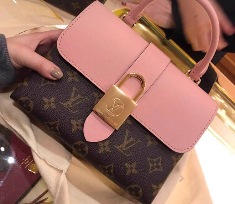 Louis Vuitton Monogram Canvas Locky BB Bag Replica Pink M44321