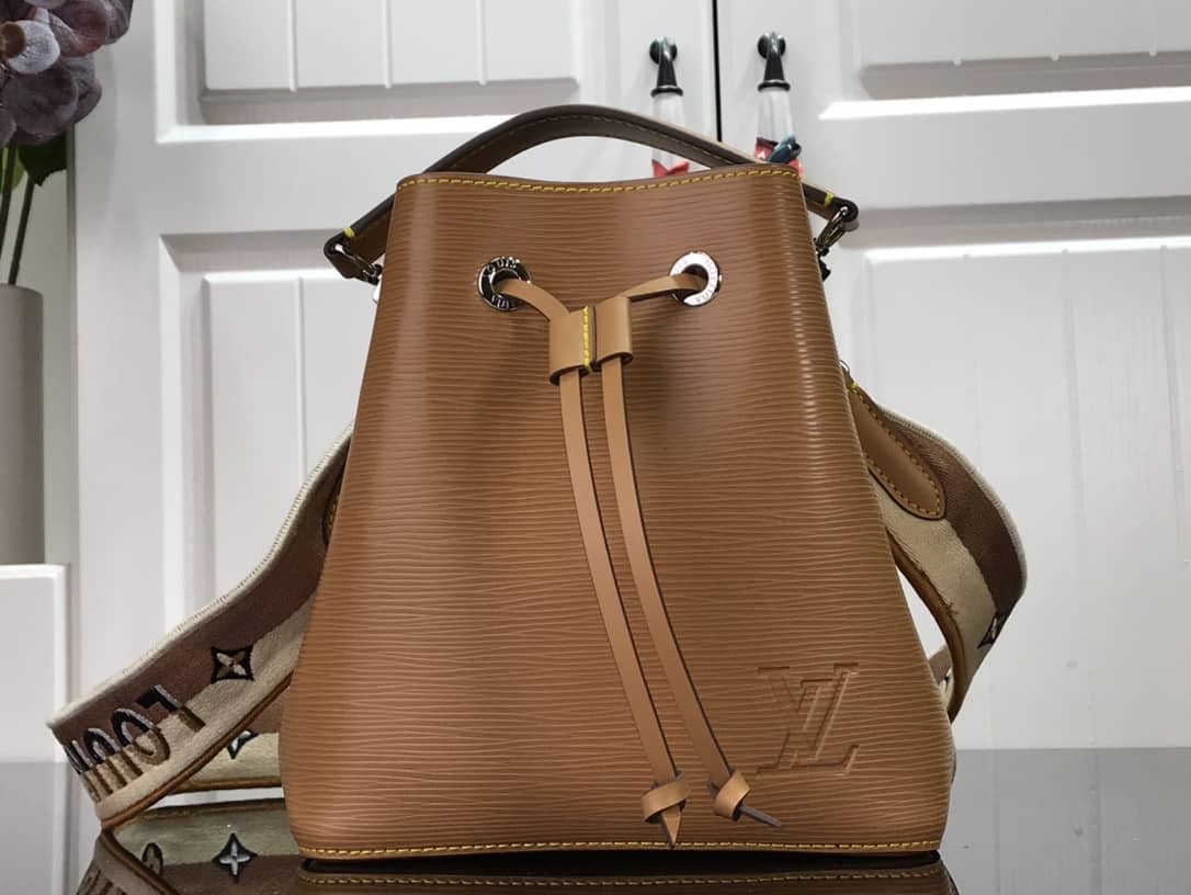 Louis Vuitton Neonoe BB Replica Bucket Bag Brown M57691
