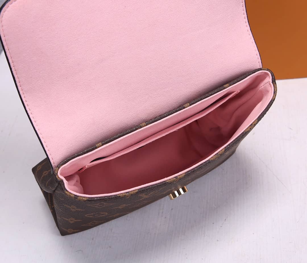 Louis Vuitton Locky BB 2way Replica Shoulder Bag Pink M44141