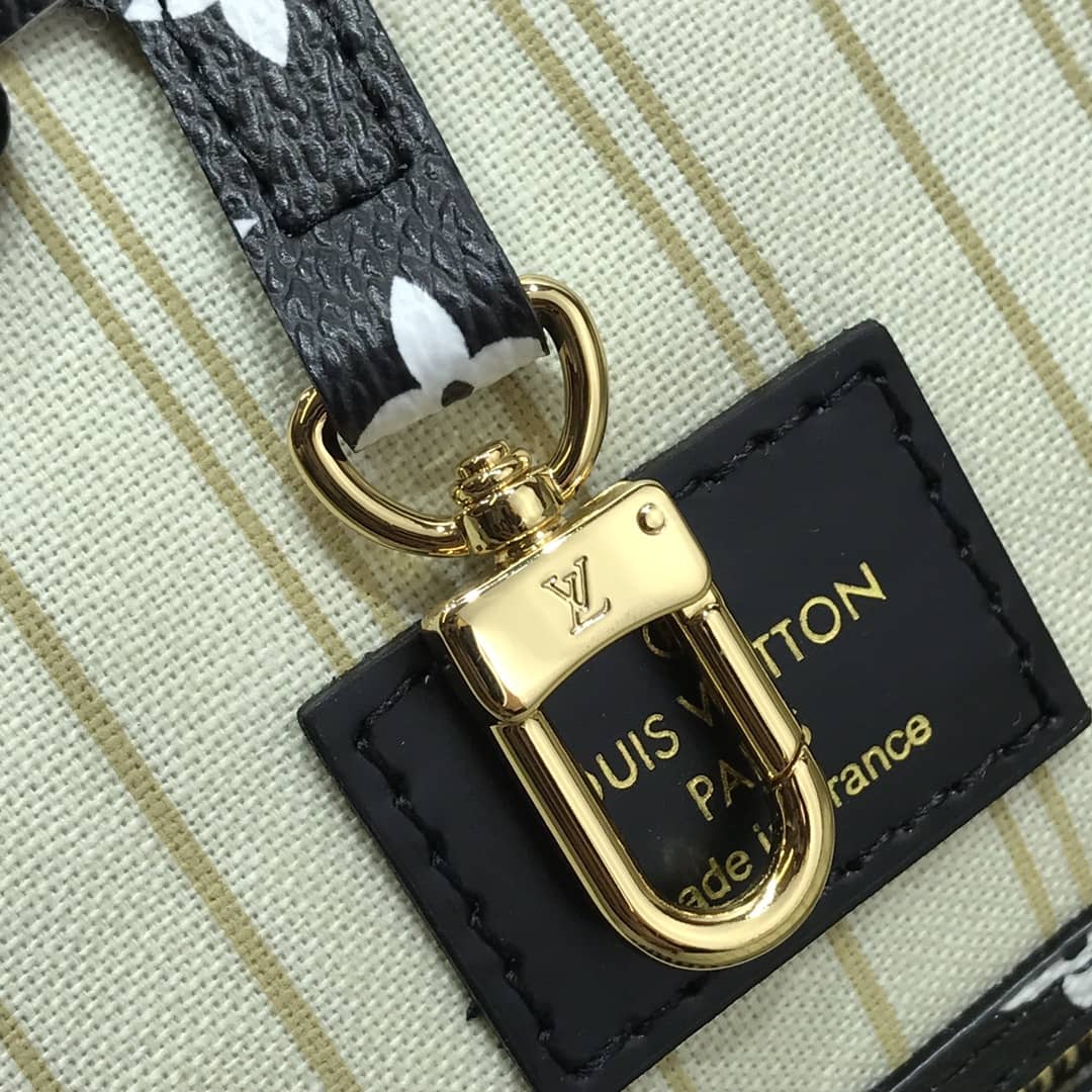 Louis Vuitton Monogram Canvas Neverfull MM Bag Replica White M41177