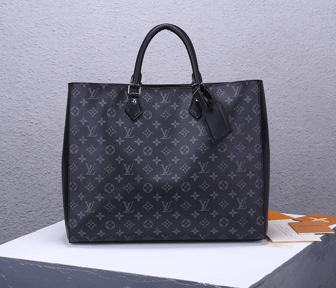 Louis Vuitton Monogram Eclipse Grand Sac Bag Replica M44733
