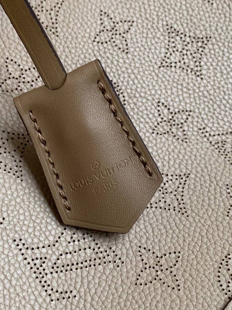 Louis Vuitton Mahina Hina PM Leather Tote Replica Apricot M54353