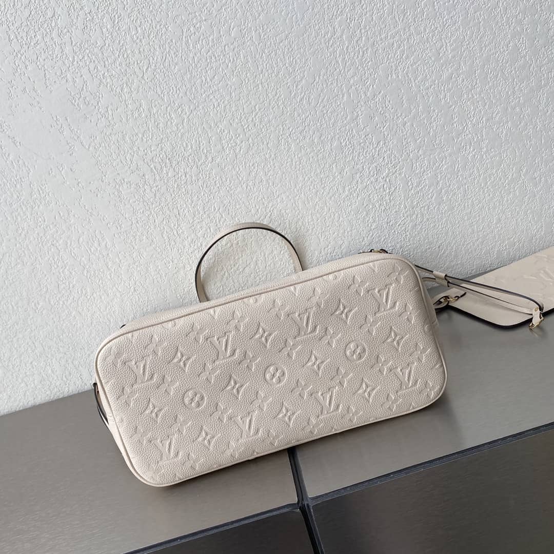 Louis Vuitton Neverfull Dupe MM Monogram Empreinte Leather Bag M45685