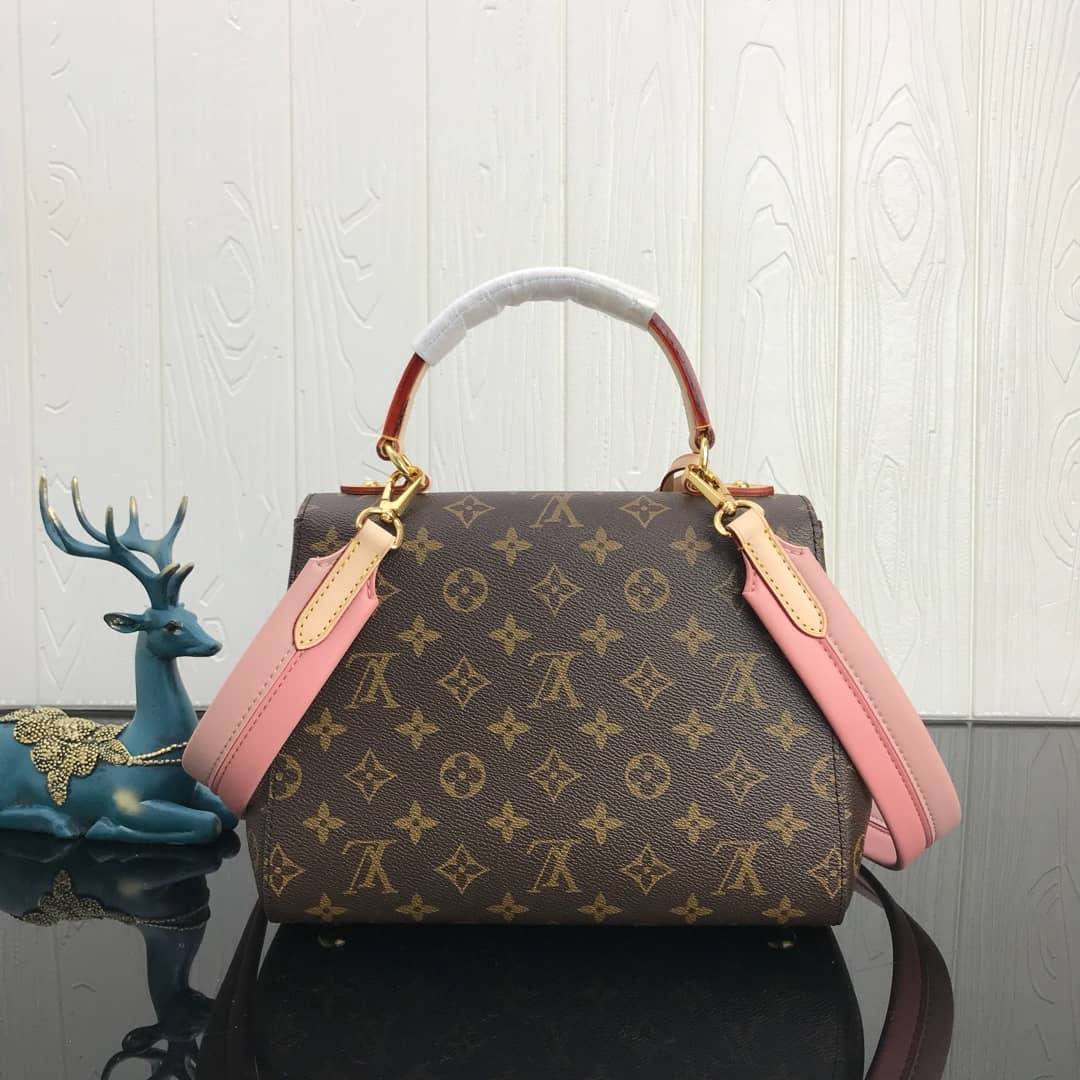 Louis Vuitton Cluny BB Monogram Canvas Shoulder Bag Replica Pink M42738