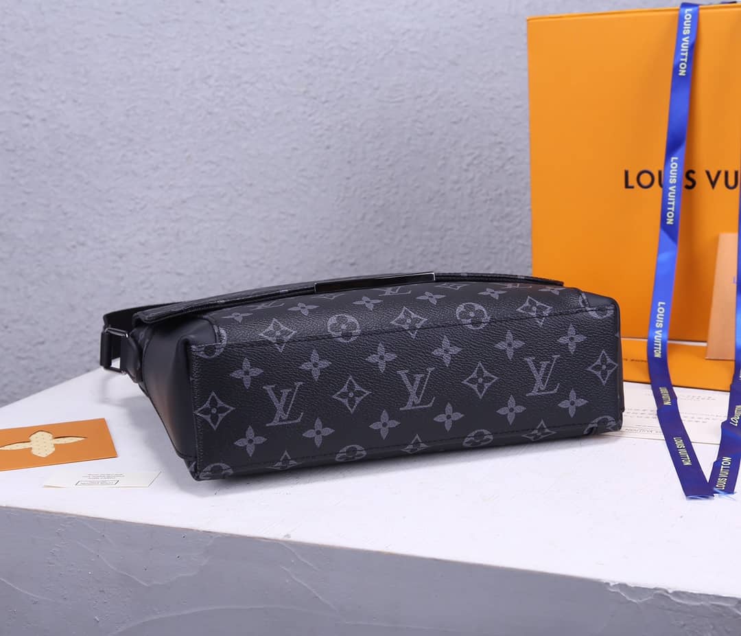 Louis Vuitton PM Explorer Monogram Eclipse Canvas Messenger Bag Replica M40565