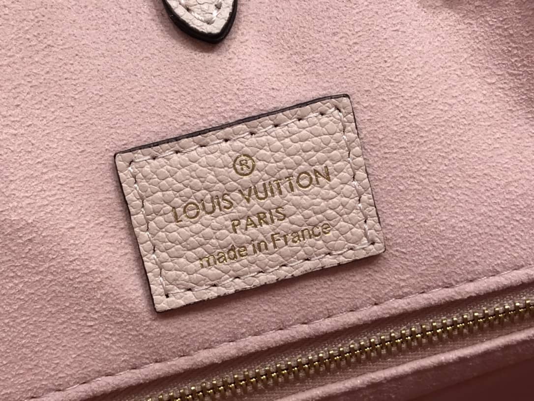 Louis Vuitton On the Go MM Monogram Empreinte Two-way Tote Replica Pink M45717