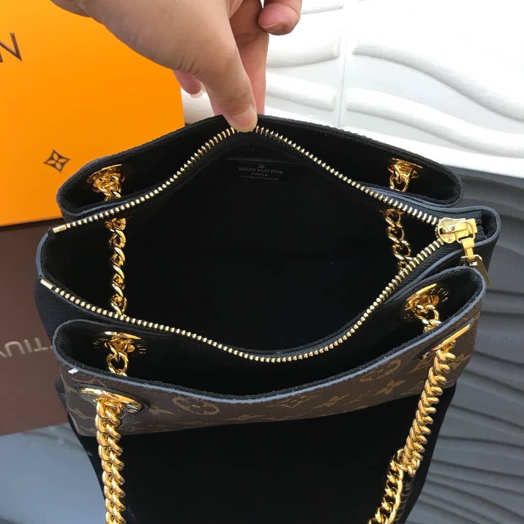 Louis Vuitton Surene BB Chain Shoulder Bag Replica Black M43775