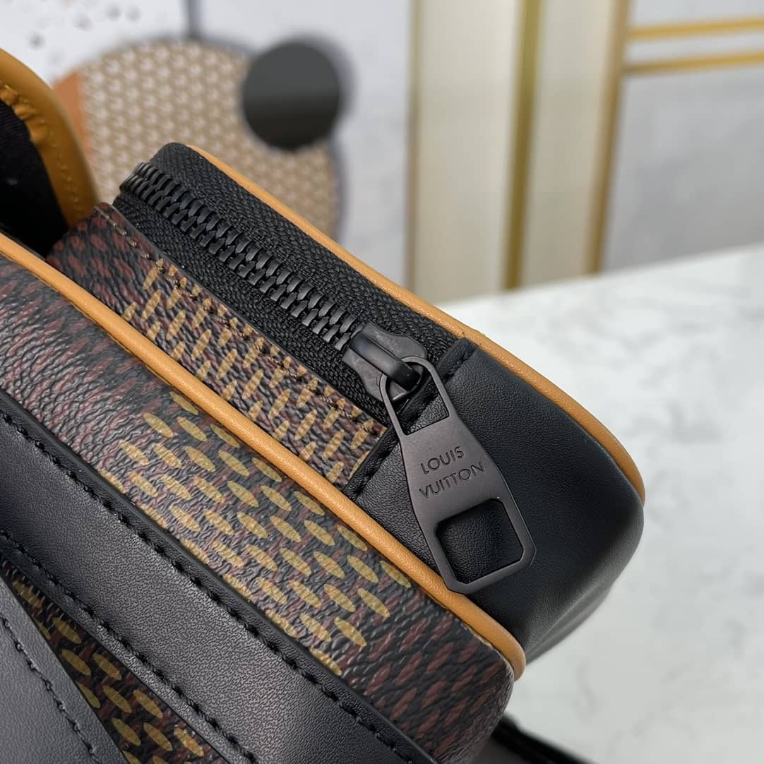 Louis Vuitton x Nigo Collab Damier Giant Crossbody Bag Replica N40357