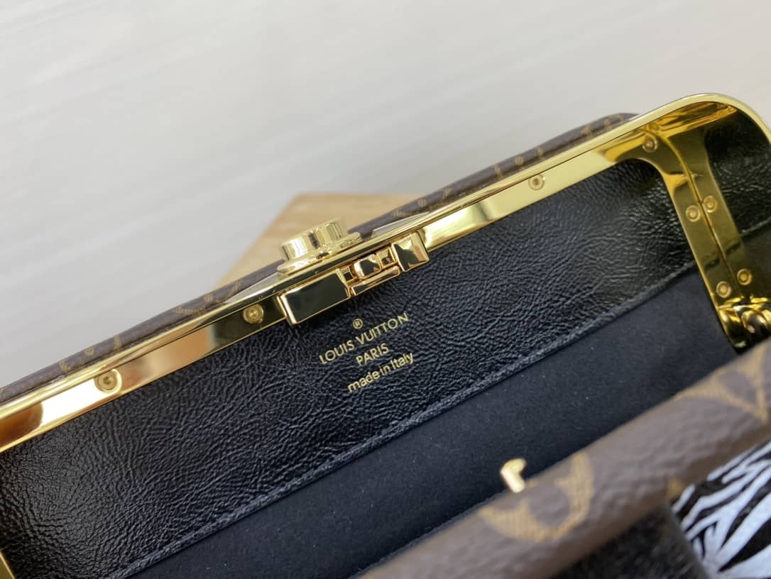 Louis Vuitton Monogram Canvas Boursicot EW Replica Bag Black M45229