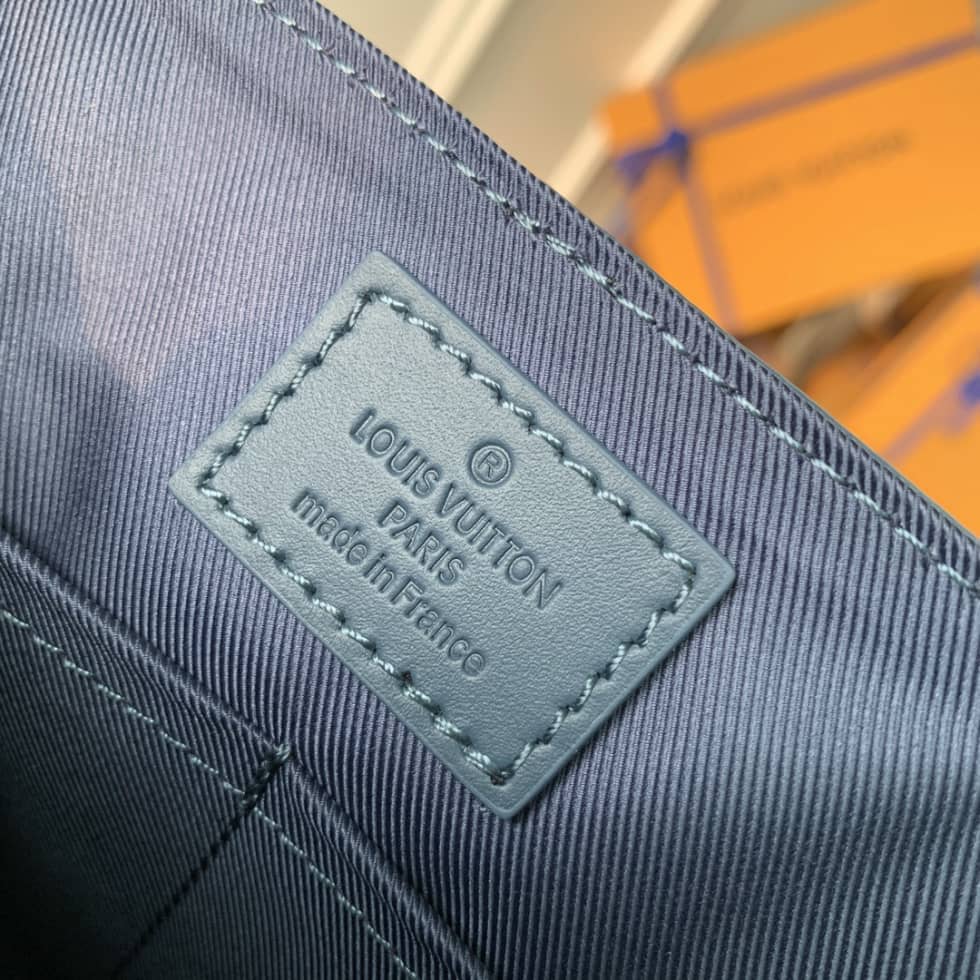 Louis Vuitton Aerogram Calfskin Blue M59327 Replica Messenger Bag