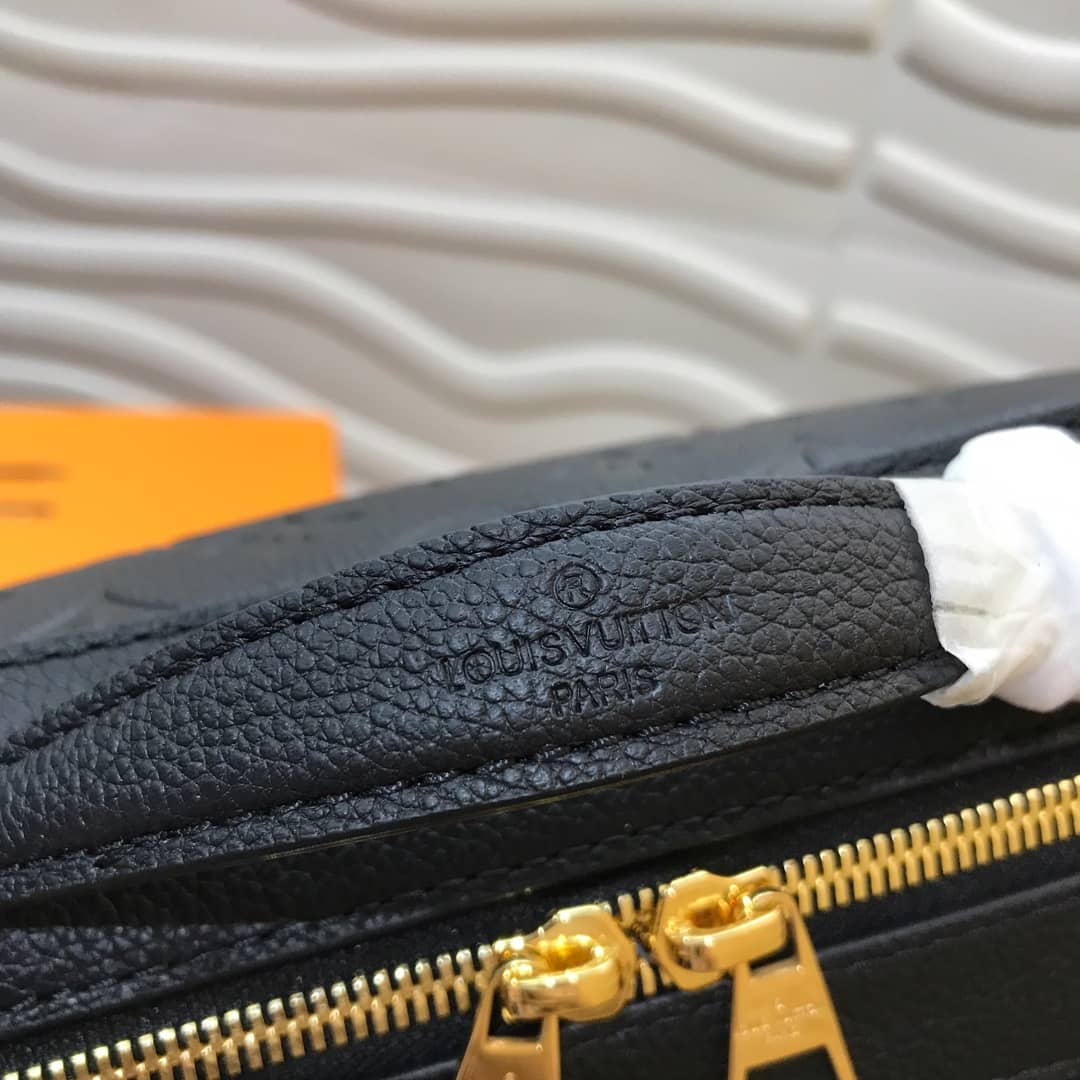 Louis Vuitton Monogram Empreinte Saintonge Replica Bag Black M44606