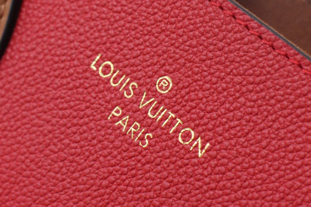 Louis Vuitton Monogram Fold MM 2way Tote Replica Red M45409