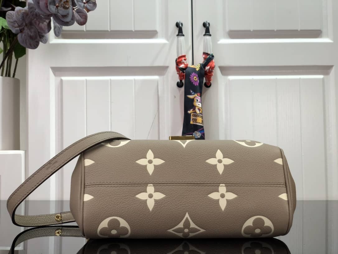 Louis Vuitton Favorite Monogram Empreinte Leather Replica Shoulder Bag Gray M45813
