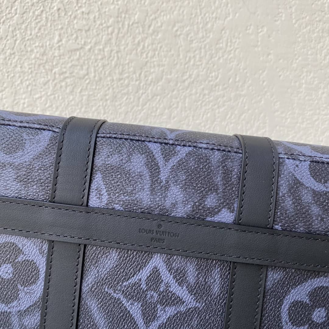 Louis Vuitton Trunk Monogram Messenger Bag Replica Blue M57282