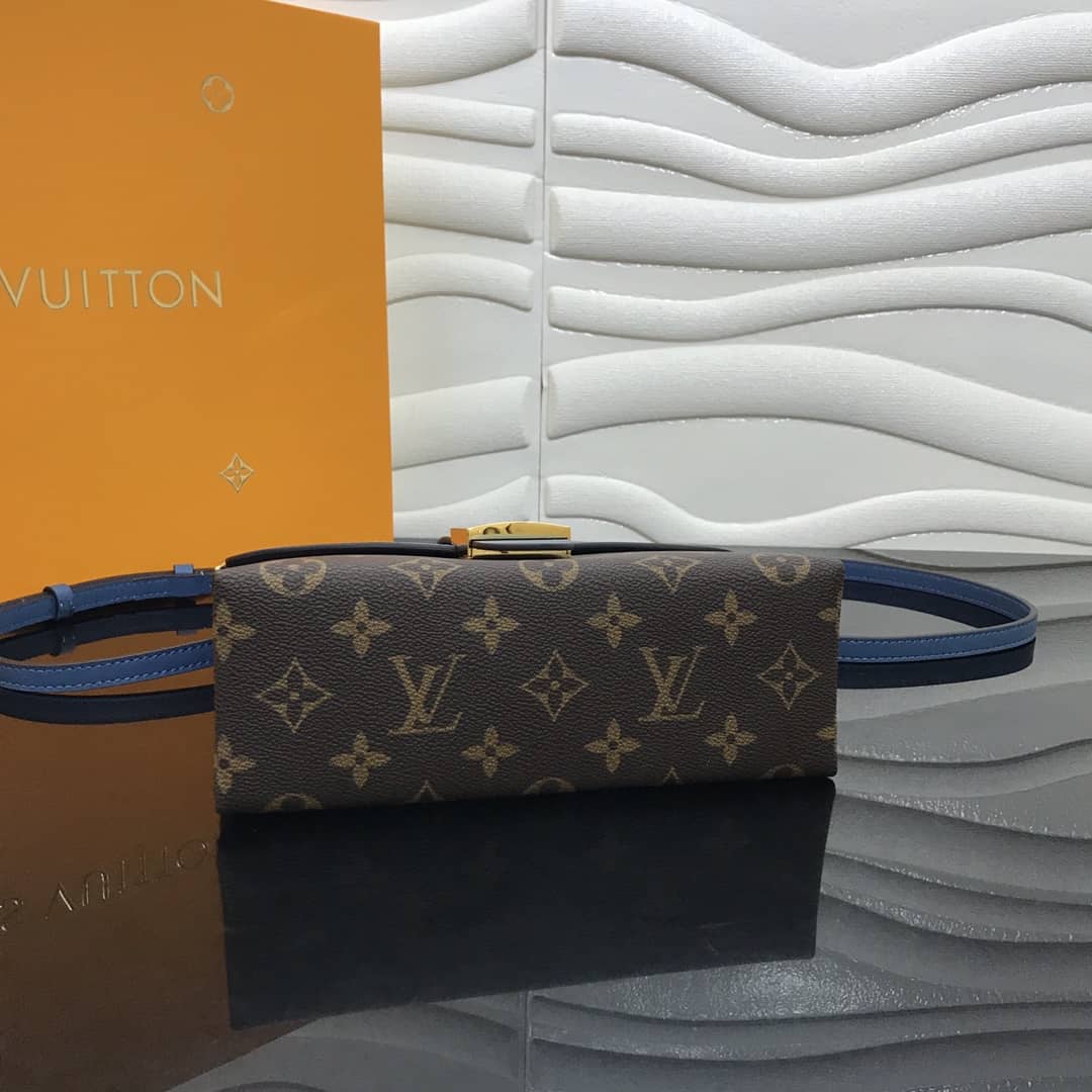 Louis Vuitton Locky BB Replica Crossbody Handbag Blue M44321