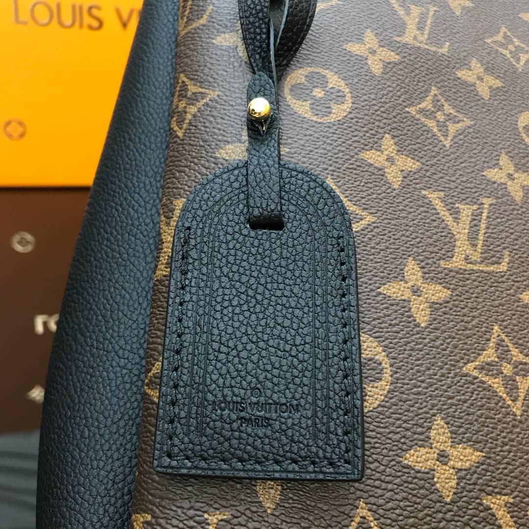 Louis Vuitton Surene MM Monogram Chain Shoulder Bag Replica Black M43772