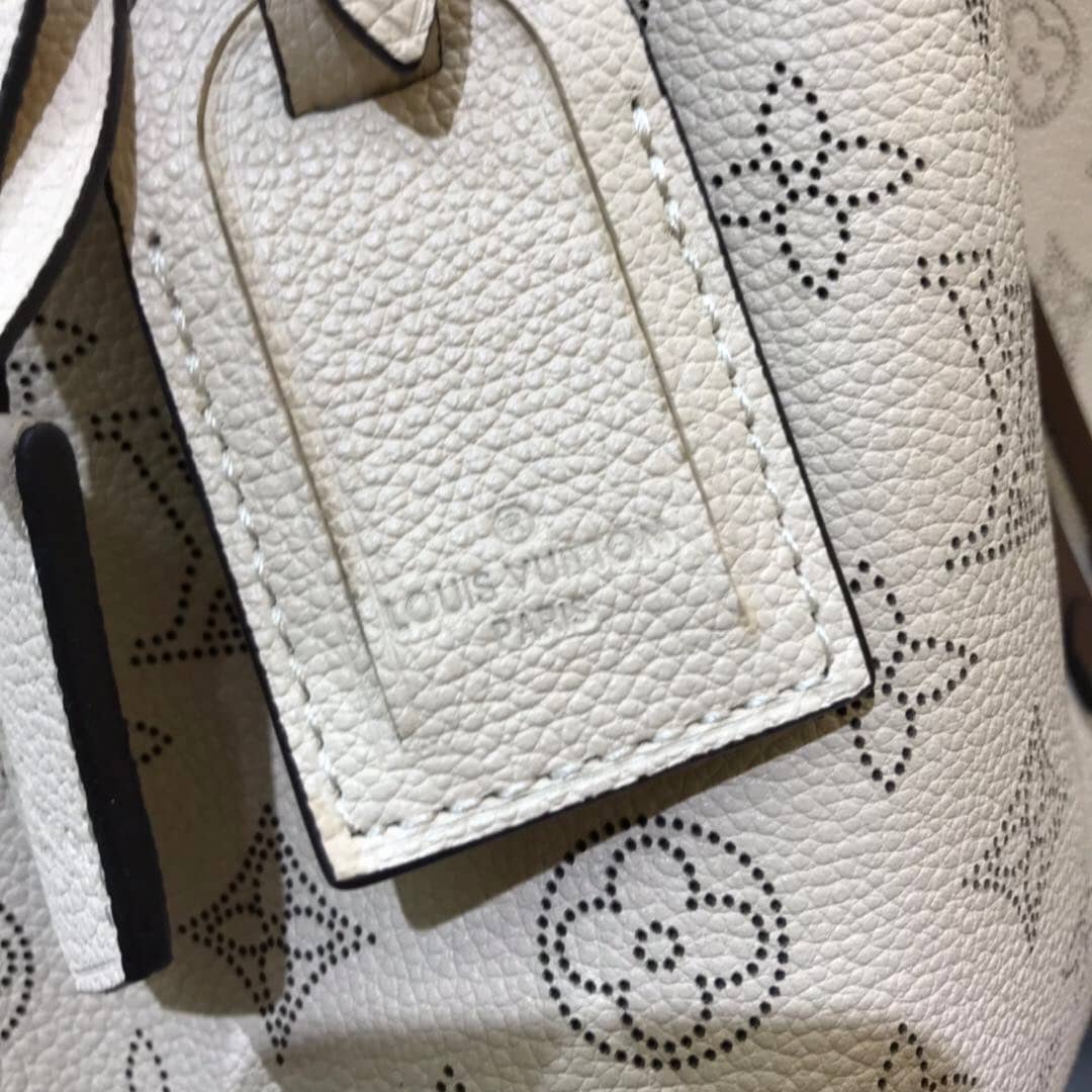 Louis Vuitton Mahina Muria Replica Handbag Beige White M55801