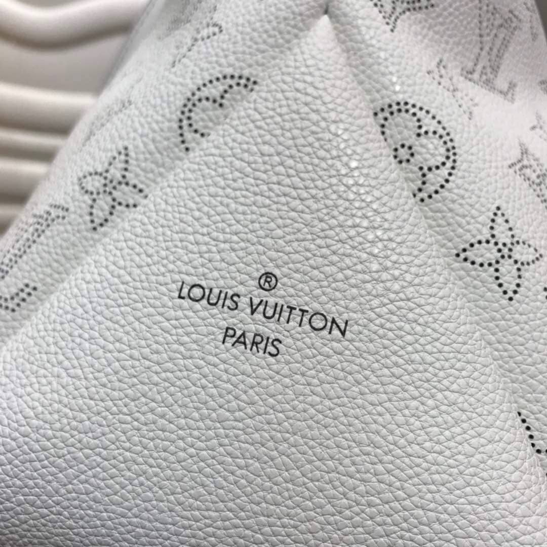 Louis Vuitton Beaubourg Hobo MM Mahina Leather Replica White M56073
