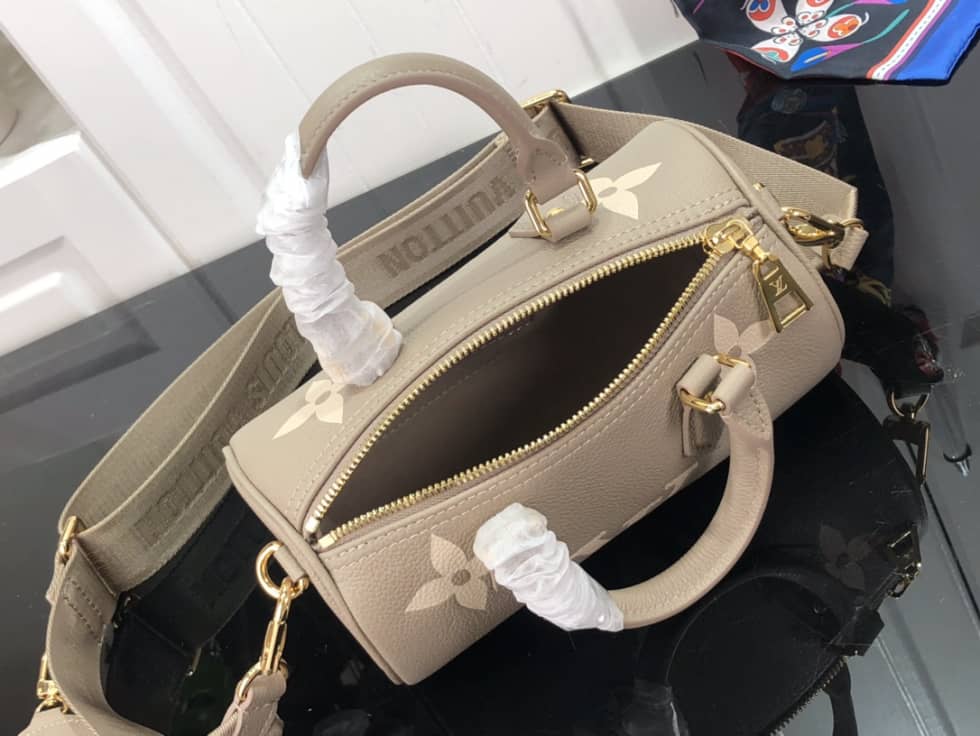 Louis Vuitton Papillon BB Bicolour Monogram Empreinte Leather M46031 Replica Shoulder Bag