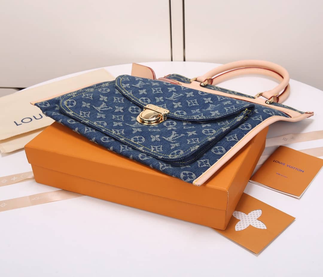 Louis Vuitton Flat Shopper Monogram Tote Replica M95018