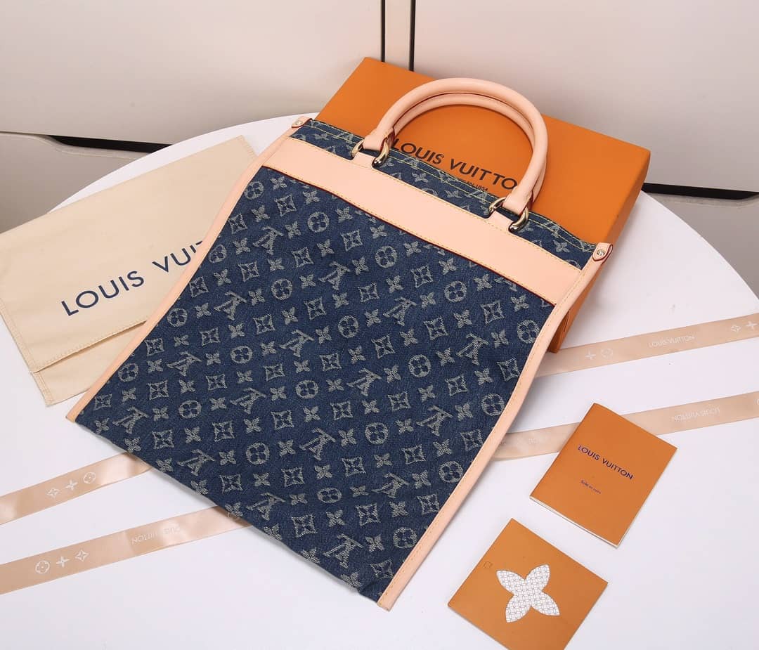 Louis Vuitton Flat Shopper Monogram Tote Replica M95018