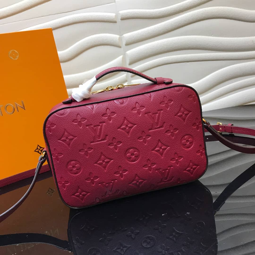 Louis Vuitton Monogram Empreinte Saintonge Replica Bag Rose M44606