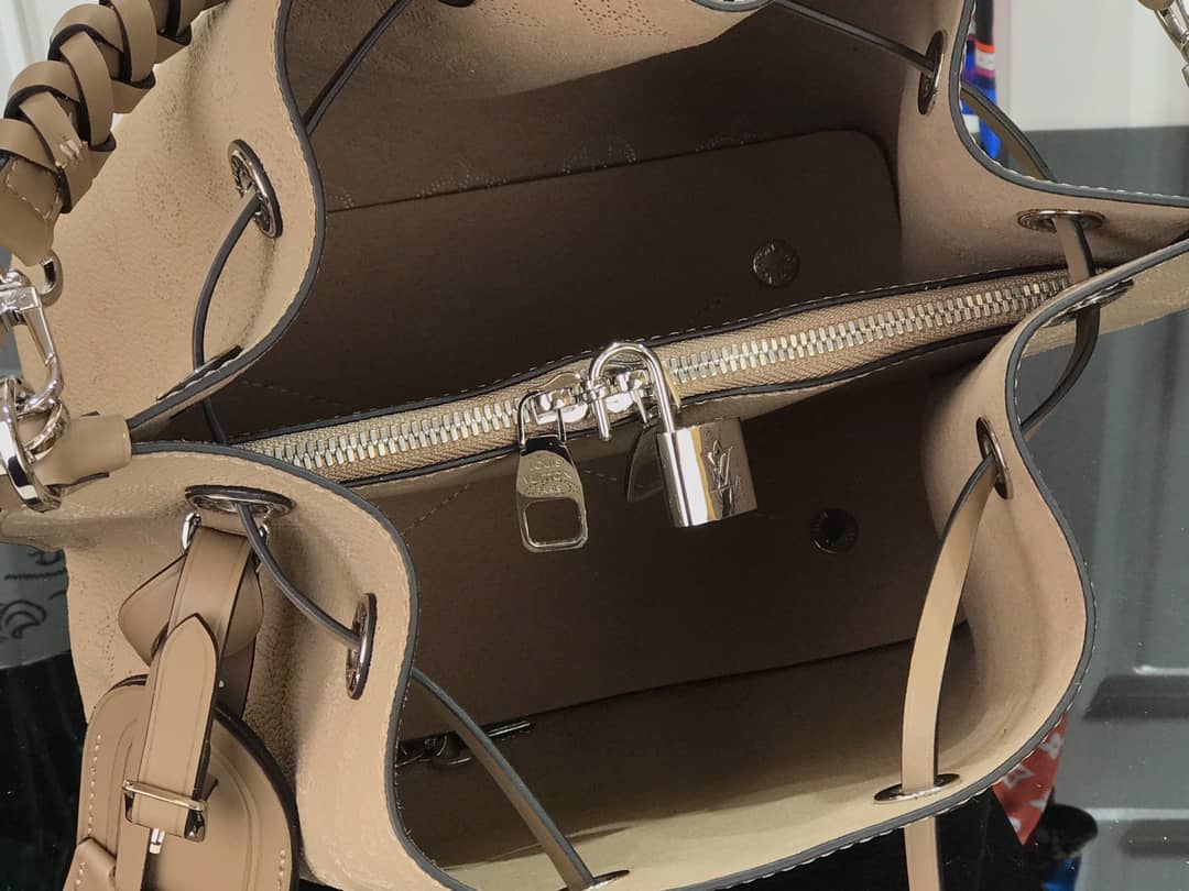 Louis Vuitton Mahina Muria Replica Handbag Gray M55801