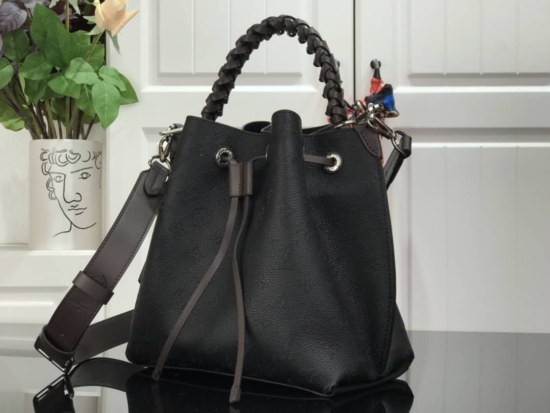 Louis Vuitton Mahina Muria Replica Handbag Black M55801