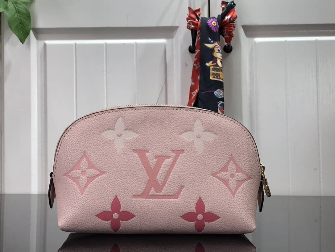 Louis Vuitton Monogram Empreinte Cosmetic Pouch Replica M80502
