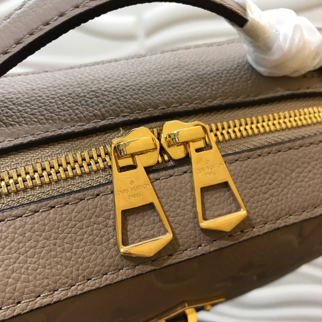 Louis Vuitton Monogram Empreinte Saintonge Replica Bag Gray M44606