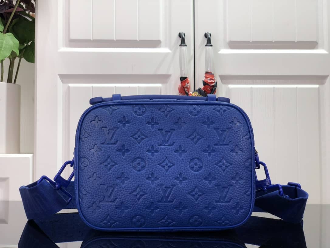 Louis Vuitton S Lock Messenger Bag Replica Blue M58489