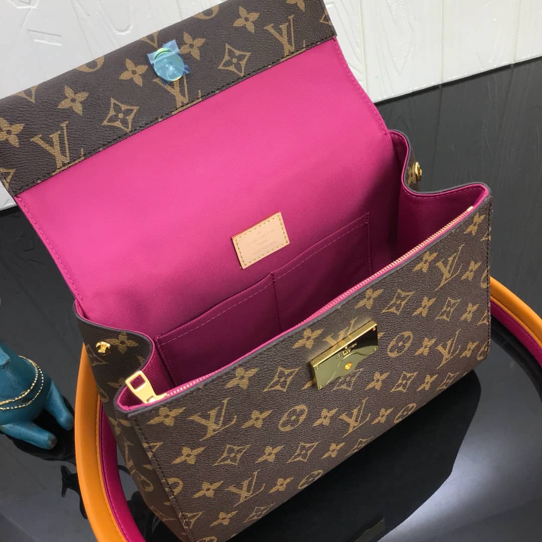 Louis Vuitton Cluny BB Monogram Canvas Shoulder Bag Replica Pink M42738