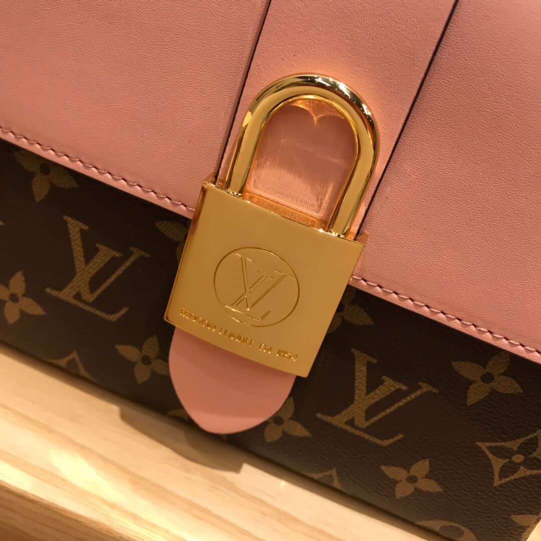 Louis Vuitton Monogram Canvas Locky BB Bag Replica Pink M44321