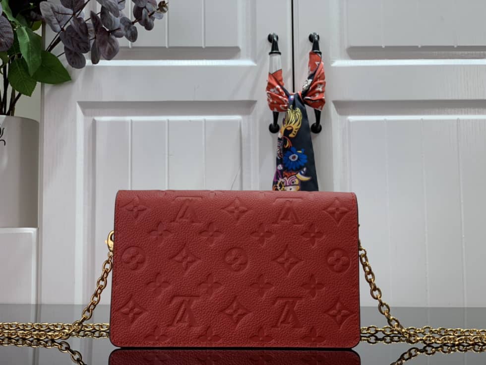 Louis Vuitton Vavin PM Monogram Empreinte Red M44151 Replica Shoulder Bag