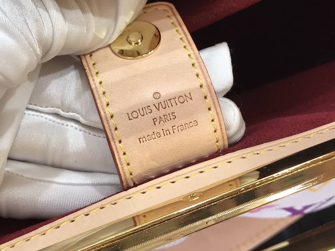 Louis Vuitton Judy MM 2way Monogram Multi-Color Bag Replica White M40255