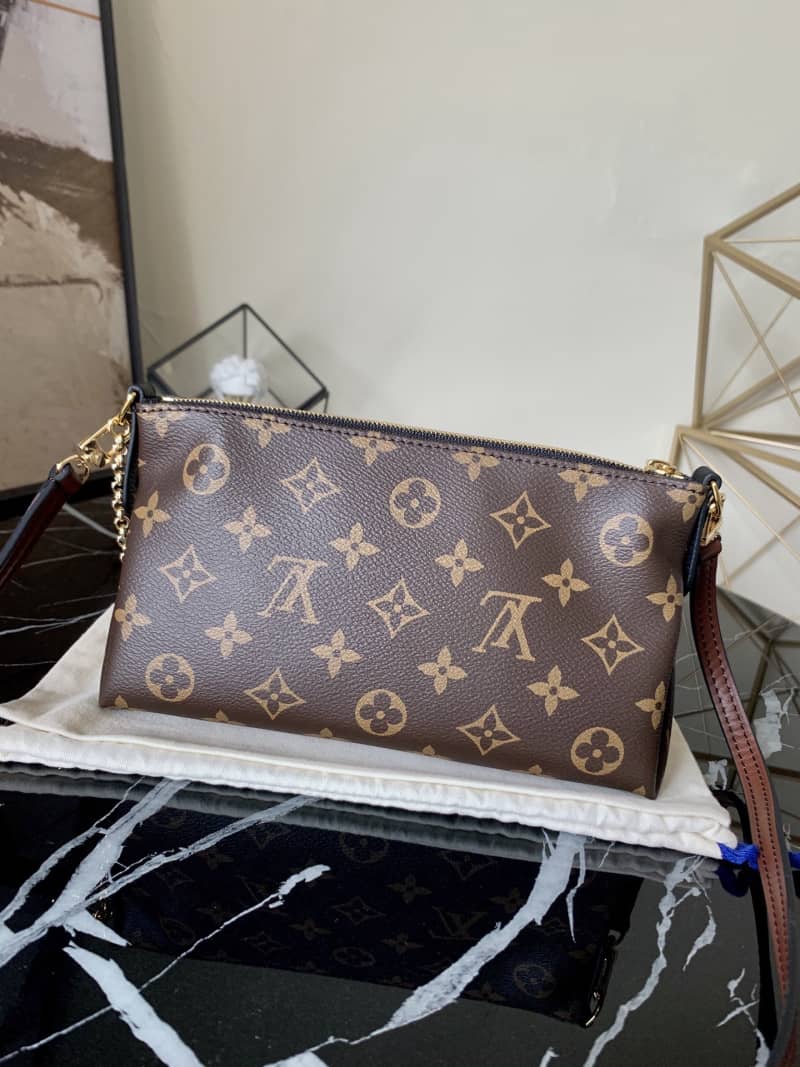 Louis Vuitton Pallas Replica Clutch Monogram 2way Black M41638