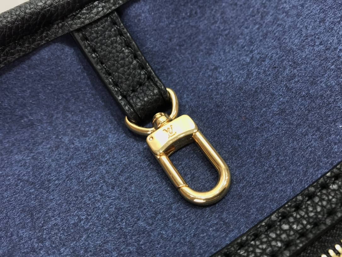 Louis Vuitton Neverfull MM Monogram Empreinte Tourterelle Bag Replica Black M45686