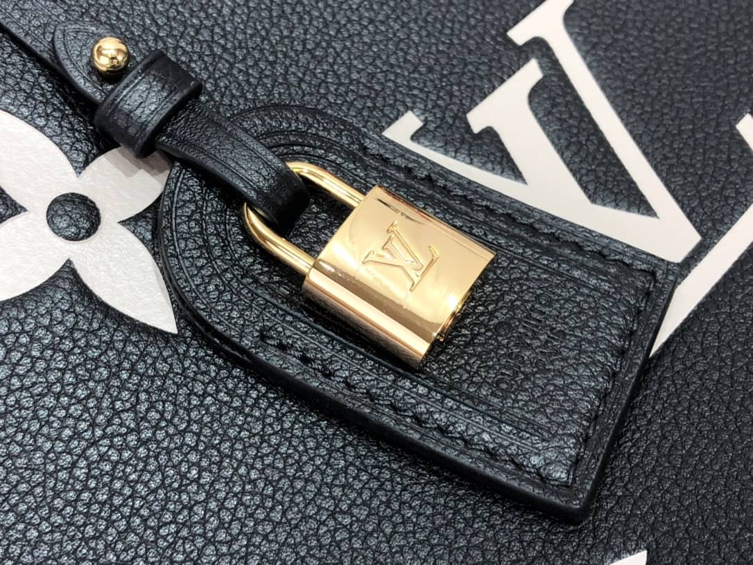 Louis Vuitton Grand Palais Monogram Empreinte Bag Replica Black M45811