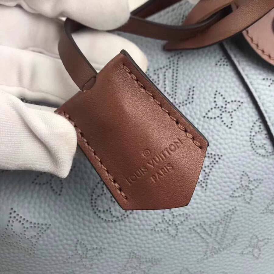 Louis Vuitton Mahina Hina PM Leather Tote Replica Blue M54353